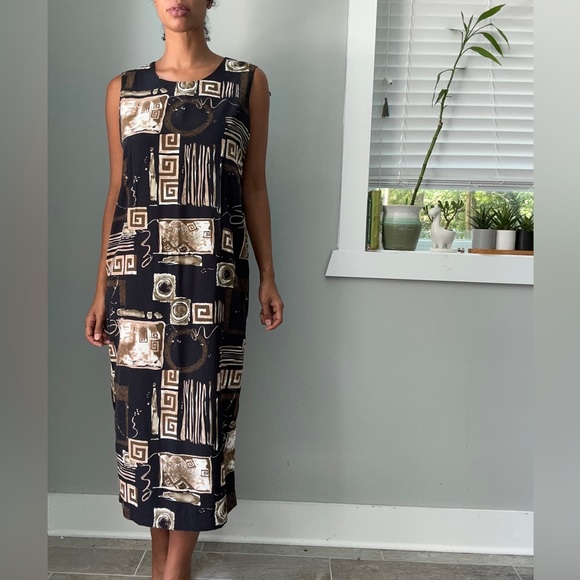 Vintage Dresses & Skirts - Vintage tribal print dress